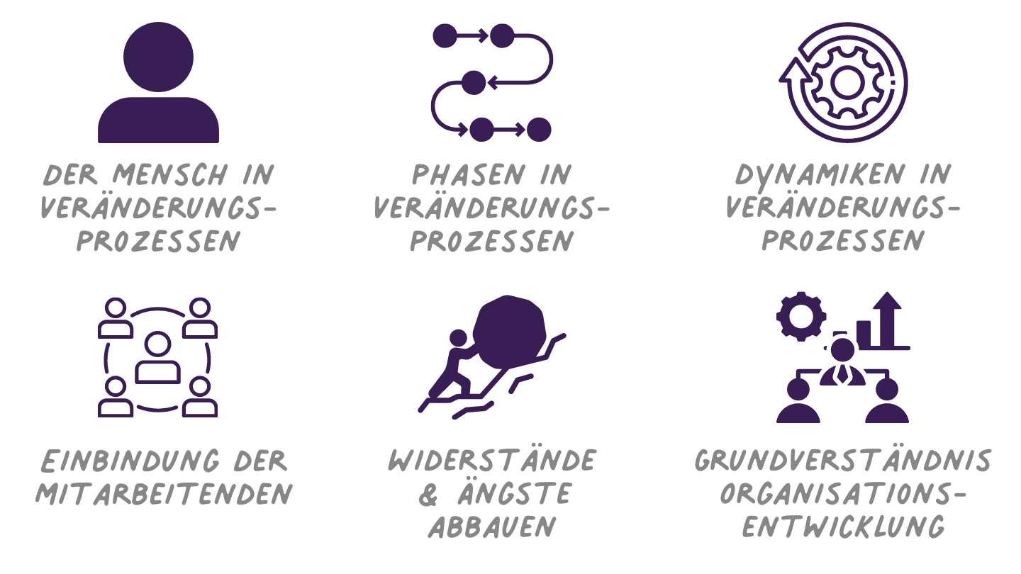 Changemanagement: Veränderungsprozesse gestalten und steuern - Qualifikationskurs