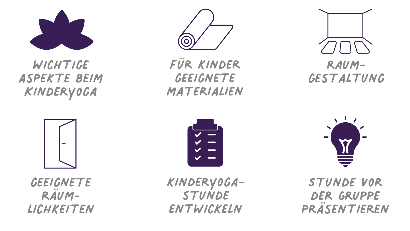 Raumgestaltung beim Kinderyoga