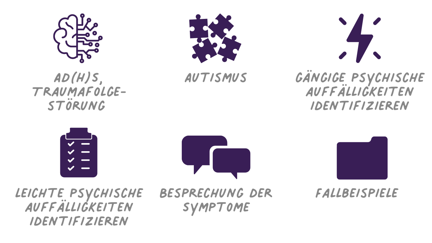 Psychische Auffälligkeiten im Kindesalter erkennen
