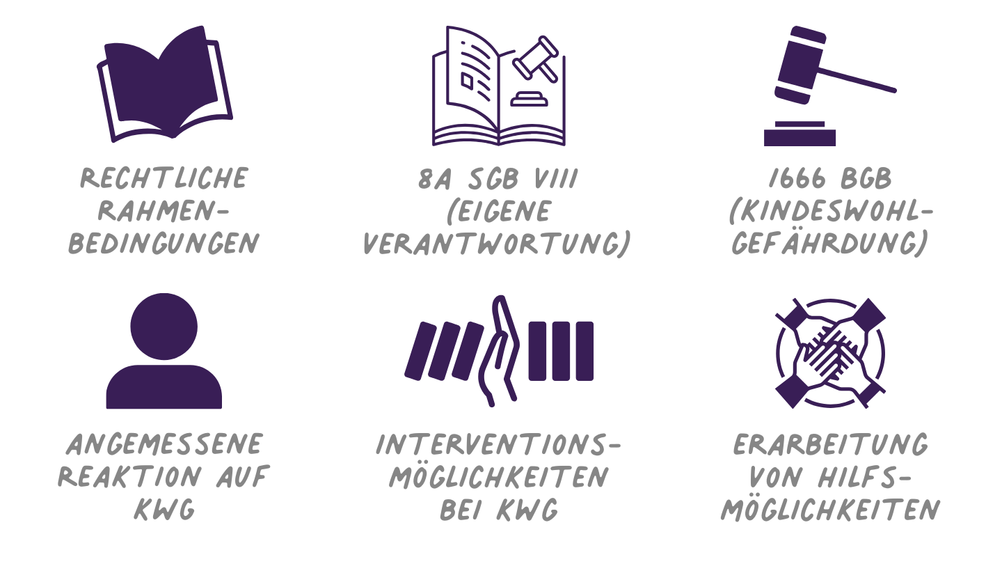 Schwerpunktfortbildung Kindeswohlgefährdung: Recht, Praxis und Interventionen bei Kindeswohlgefährdung - Qualifikationskurse