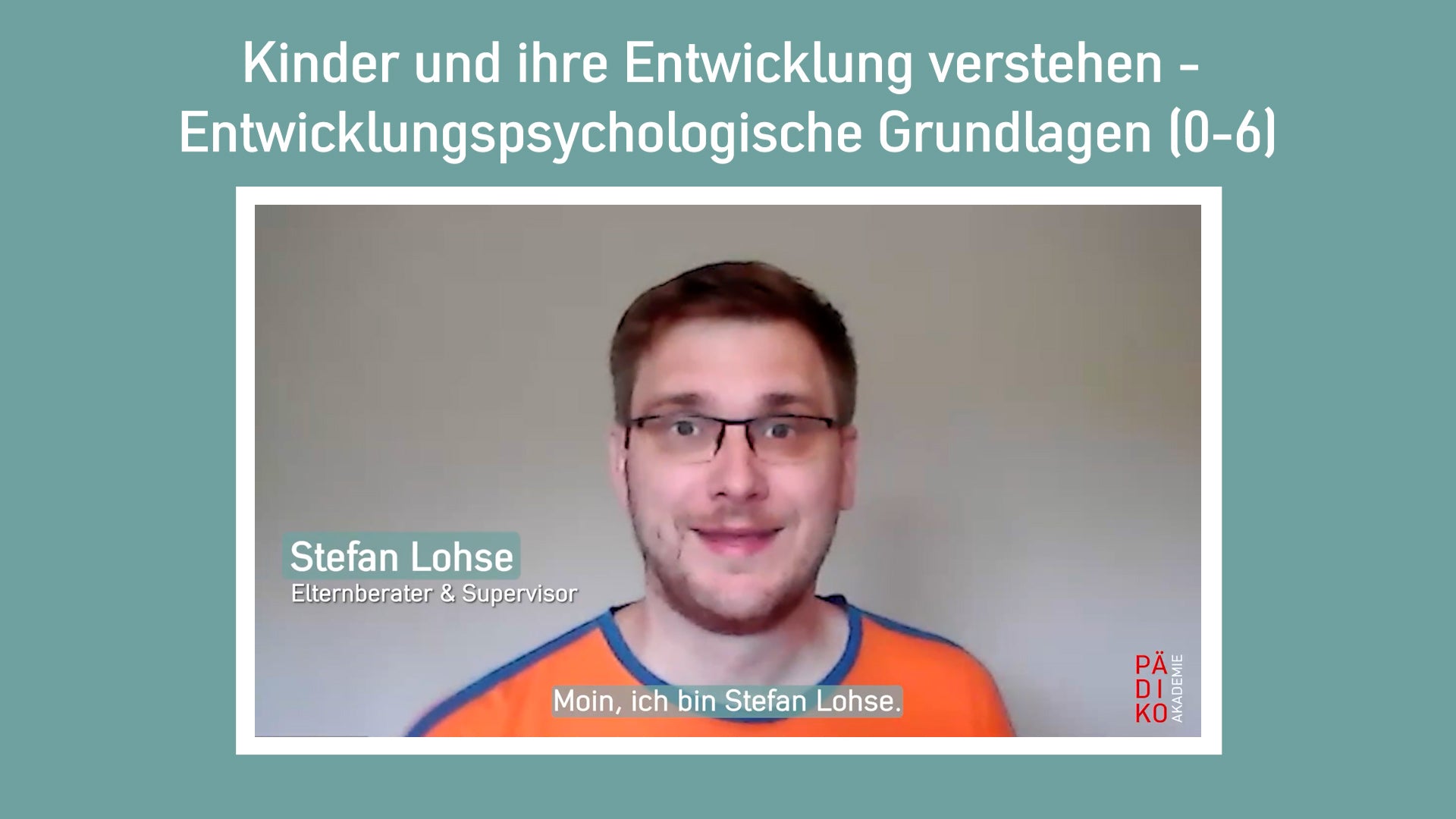 Schwerpunktfortbildung Entwicklung: Entwicklungspsychologische Grundlagen (0-6) mit besonderem Fokus auf Regulationsstörungen